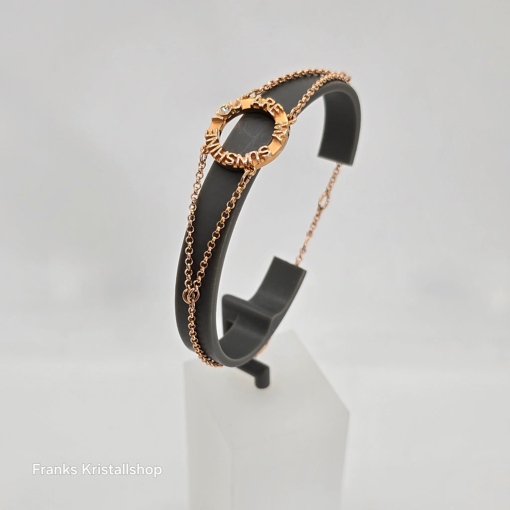 SWAROVSKI You Are My Sunshine Armband Roségold-Legierungsschicht 5636442