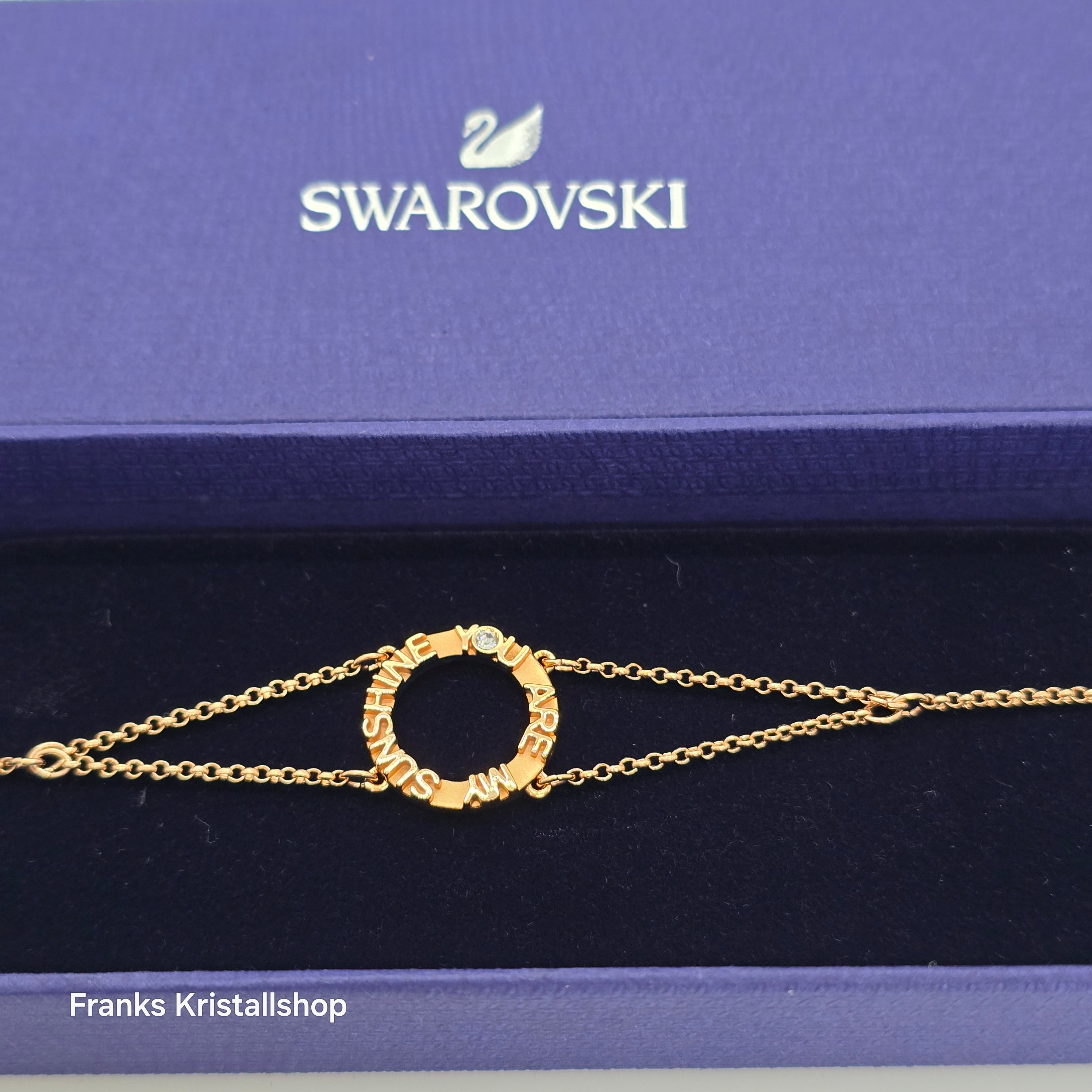 SWAROVSKI You Are My Sunshine Armband Roségold-Legierungsschicht 5636442