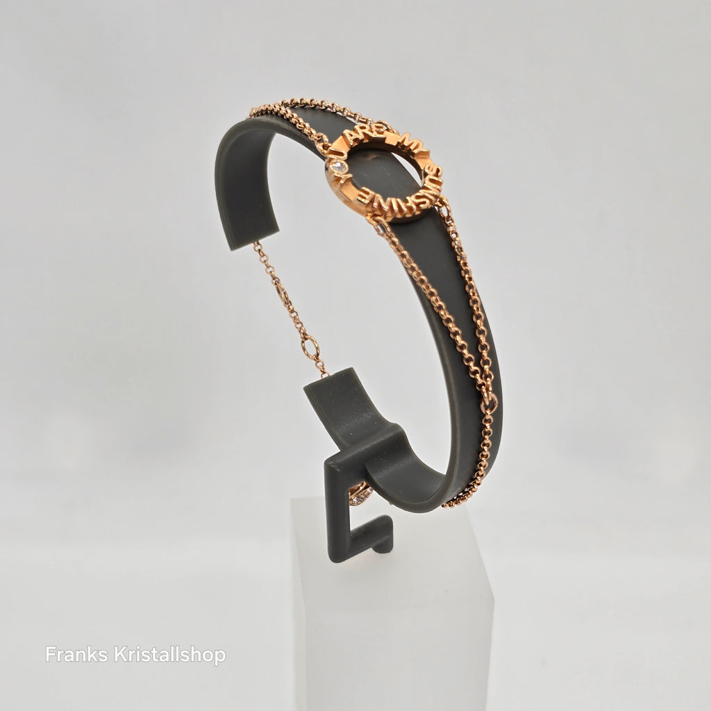 SWAROVSKI You Are My Sunshine Armband Roségold-Legierungsschicht 5636442