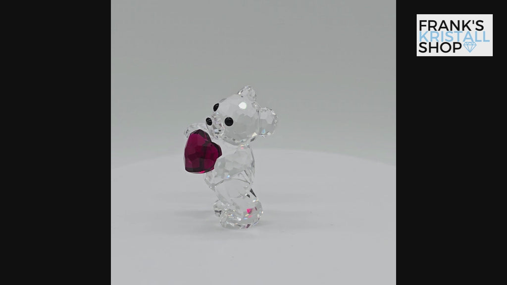 SWAROVSKI Kris Bär Herz Geburtsstein Juli Fuchsia 5126902