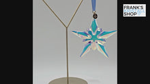 Laden und Abspielen von Videos im Galerie-Viewer, SWAROVSKI Weihnachtsstern 2025 Jubiläumsornament 130 Jahre Swarovski 5701844
