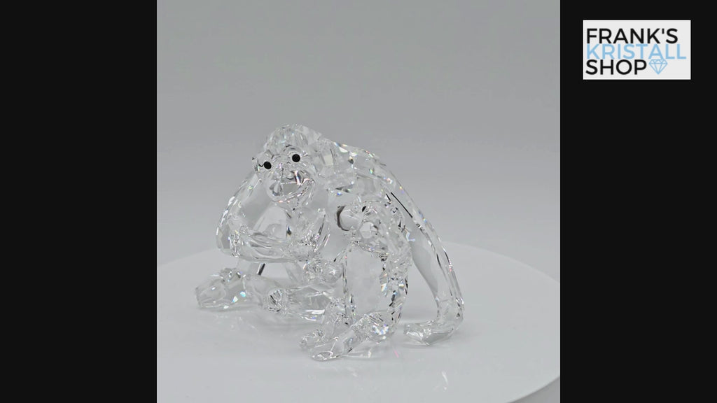 SWAROVSKI Schimpansen Mutter mit Baby 5063689