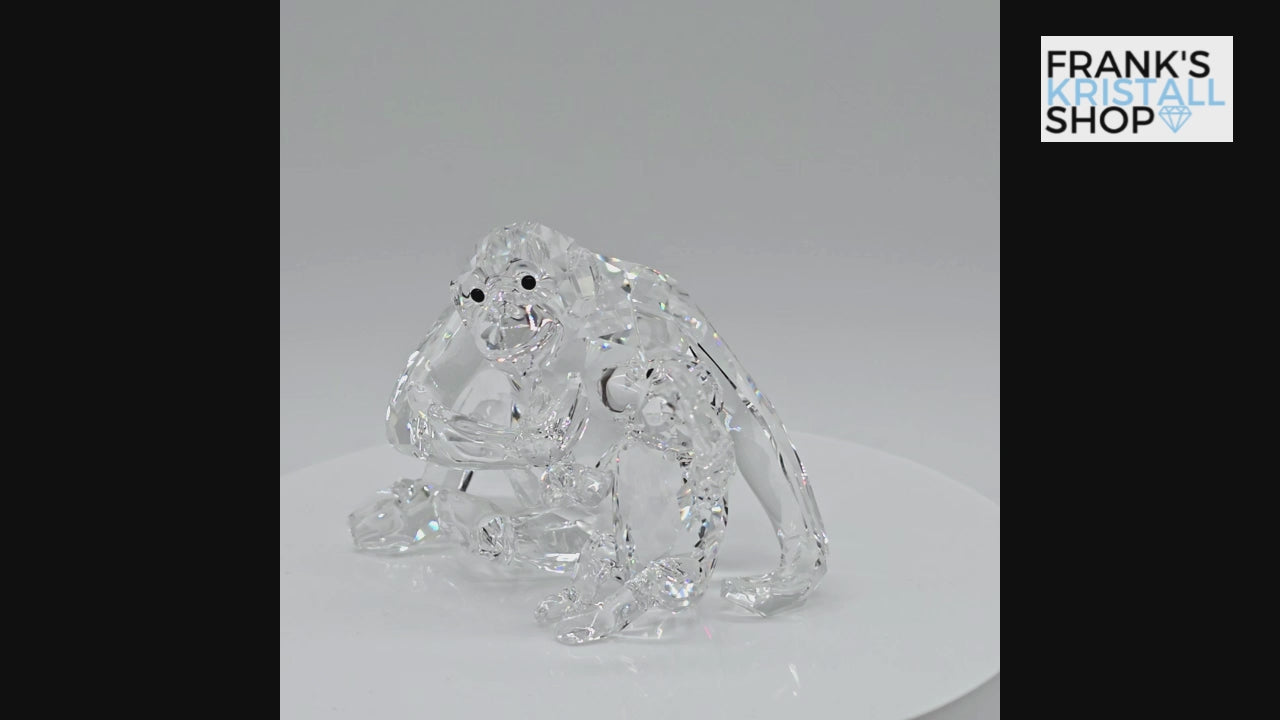SWAROVSKI Schimpansen Mutter mit Baby 5063689