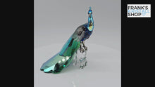 Laden und Abspielen von Videos im Galerie-Viewer, SWAROVSKI SCS Pfau zur Jahresfigur Arya 1145553 (1142861) oU
