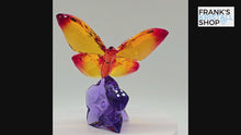 Laden und Abspielen von Videos im Galerie-Viewer, SWAROVSKI Crystal Paradise Schmetterling auf Blüte 5374943 oU
