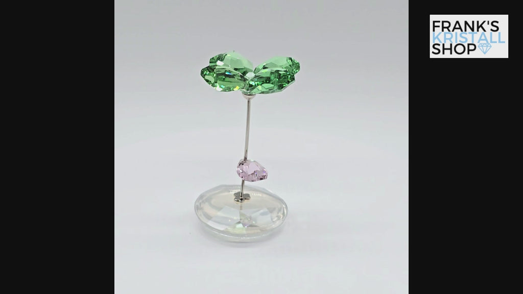 SWAROVSKI Blumenträume Schaukelnde Blume Liv Kleeblatt 1016550 oE