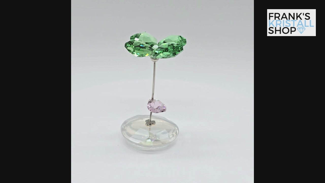 SWAROVSKI Blumenträume Schaukelnde Blume Liv Kleeblatt 1016550 oE
