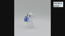 Laden und Abspielen von Videos im Galerie-Viewer, SWAROVSKI Kris Bär Herz Geburtsstein September Blau 5126907
