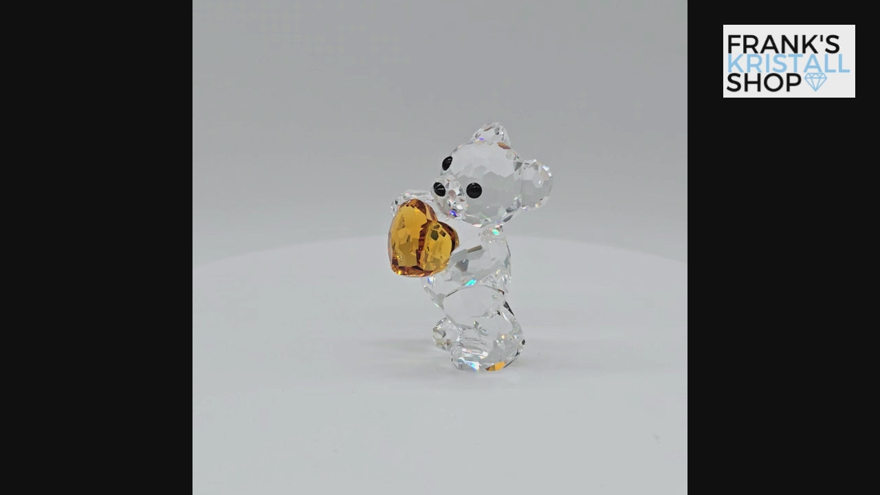 SWAROVSKI Kris Bär Herz Geburtsstein November Topaz Orange 5126915