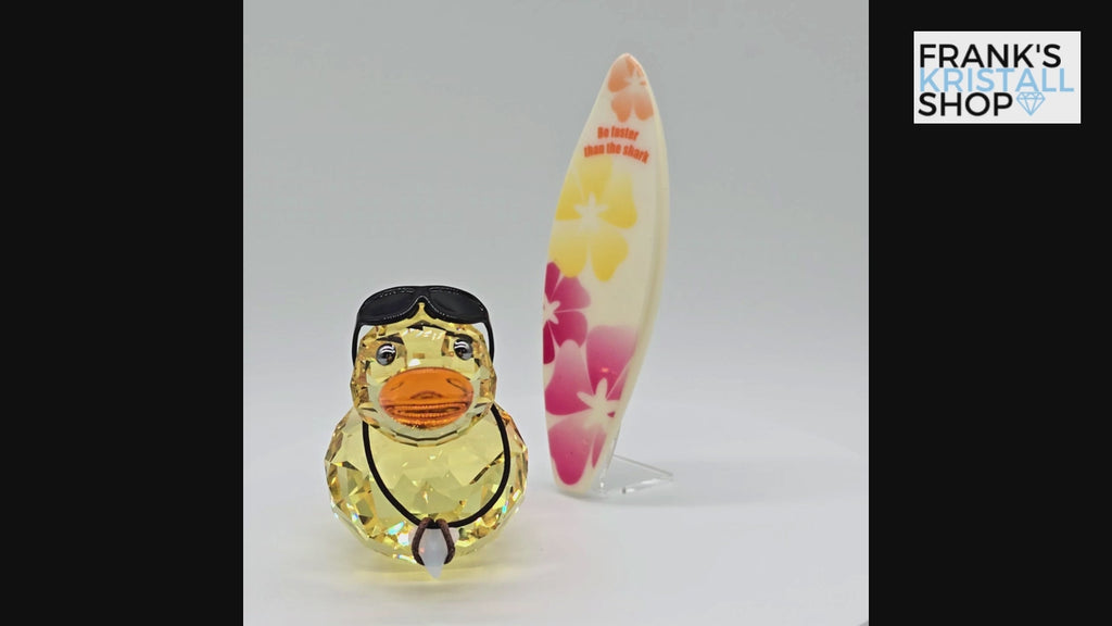 SWAROVSKI Happy Duck Sunny Steve mit Surfbrett 1096743