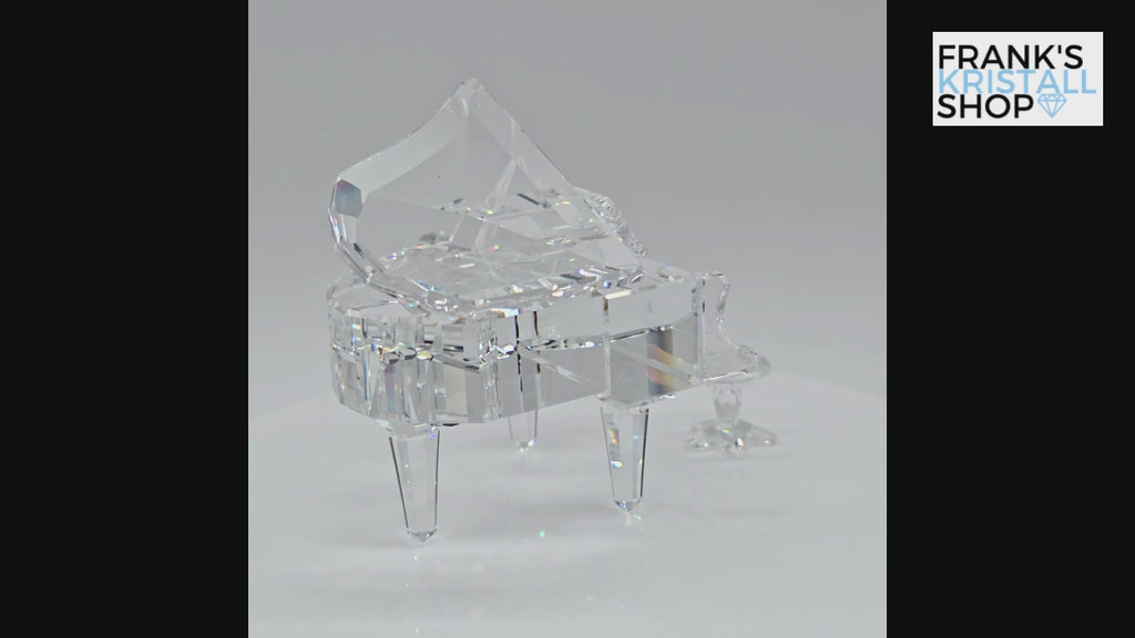 SWAROVSKI Piano Klavier mit Hocker 174506