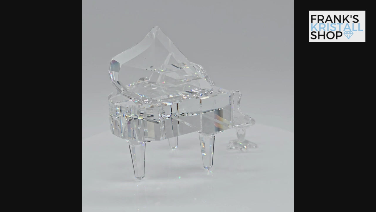 SWAROVSKI Piano Klavier mit Hocker 174506