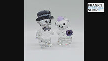 Laden und Abspielen von Videos im Galerie-Viewer, SWAROVSKI Kris Bär Braut und Bräutigam Version 2 Hochzeit 5723650 (1096736)
