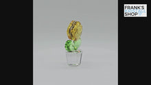 Laden und Abspielen von Videos im Galerie-Viewer, SWAROVSKI Blumenträume Rose Gelb im Blumentopf 855895 oU
