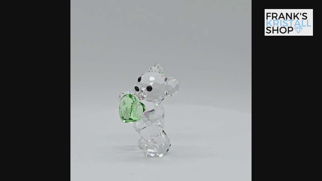 SWAROVSKI Kris Bär Herz Geburtsstein August Grün 5126904