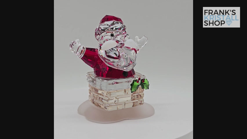 SWAROVSKI Holiday Cheers Weihnachtsmann und Schornstein 5701507