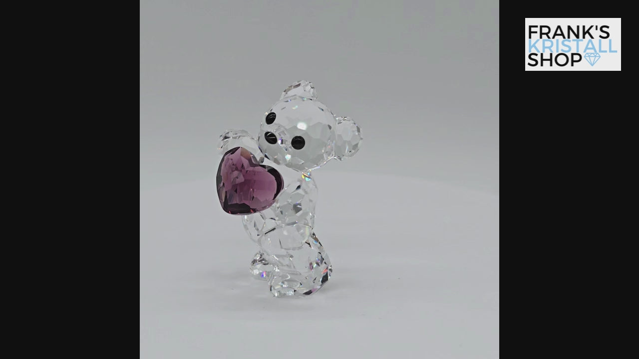 SWAROVSKI Kris Bär Herz Geburtsstein Februar Violett 5126873