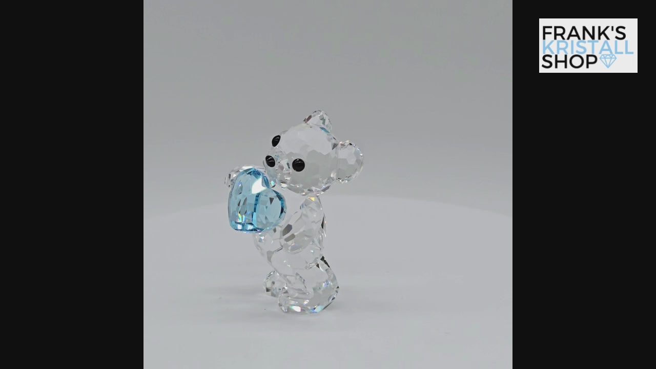 SWAROVSKI Kris Bär Herz Geburtsstein März Blau 5126883
