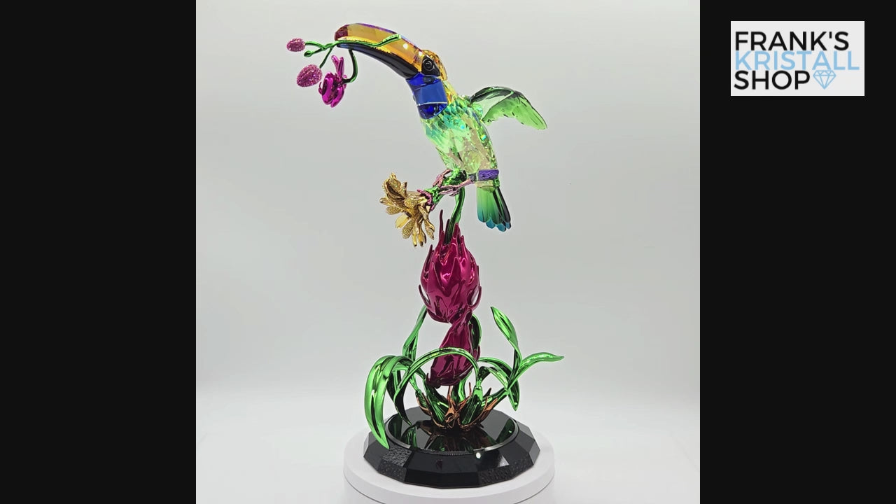 SWAROVSKI Idyllia Tukan und Drachenfrucht Totem Limitierte Ausgabe 5688469