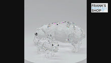 Laden und Abspielen von Videos im Galerie-Viewer, SWAROVSKI Nilpferd Mutter und Kind 5135920 oU
