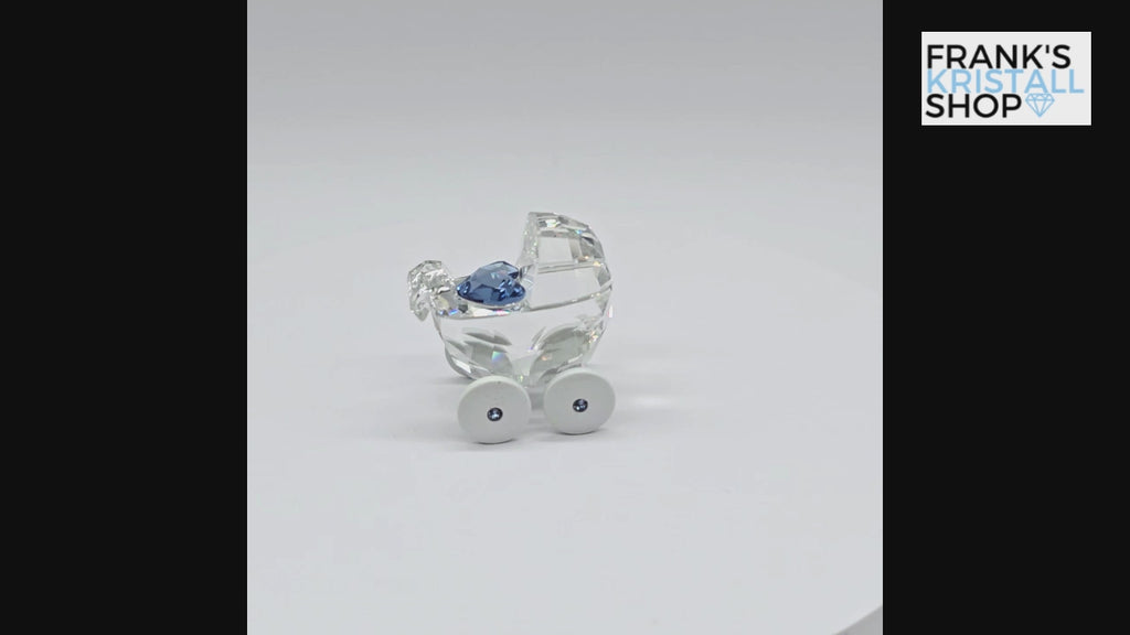 SWAROVSKI Memories Kinderwagen Ein Junge Blau 5136921 oU
