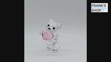 Laden und Abspielen von Videos im Galerie-Viewer, SWAROVSKI Kris Bär Herz Geburtsstein Oktober Pink Rosa 5126911
