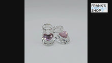 Laden und Abspielen von Videos im Galerie-Viewer, SWAROVSKI Memories Babyschuhe Ein Mädchen Rosa Pink 5063343
