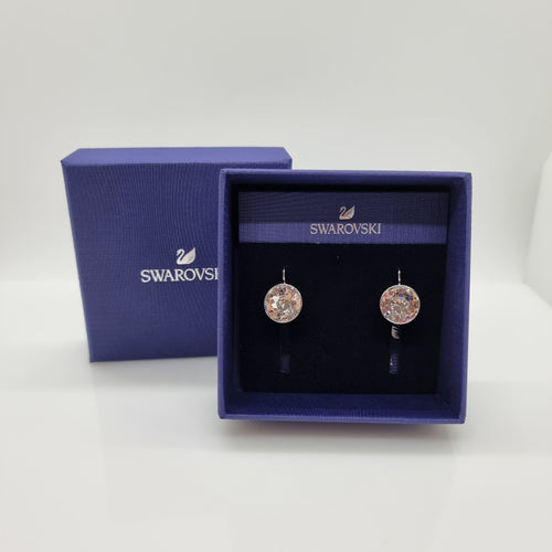Swarovski Bella Ohrringe klar, rhodiniert