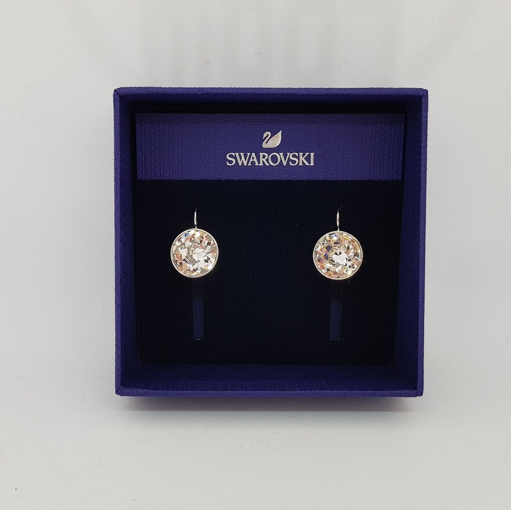 Swarovski Bella Ohrringe klar, rhodiniert