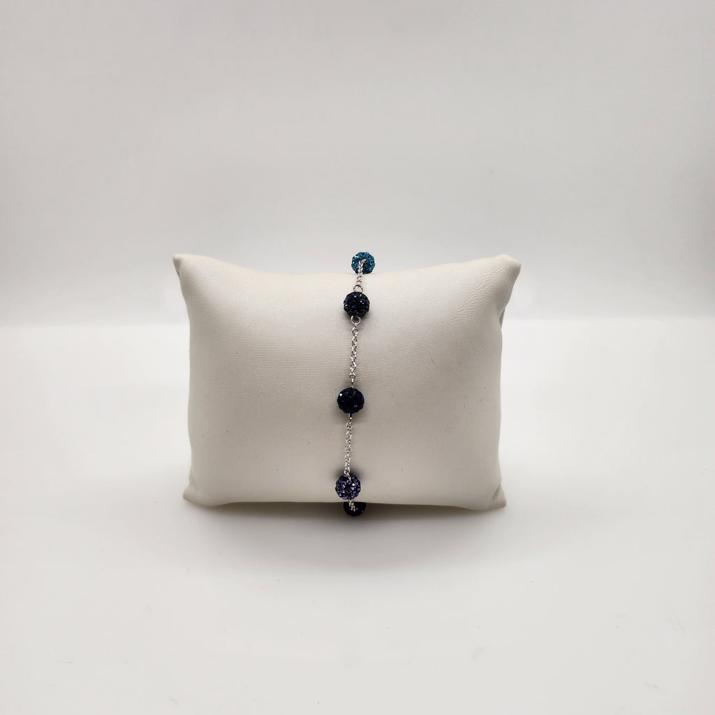 SWAROVSKI Blow Kugel Armband Blau Größe M