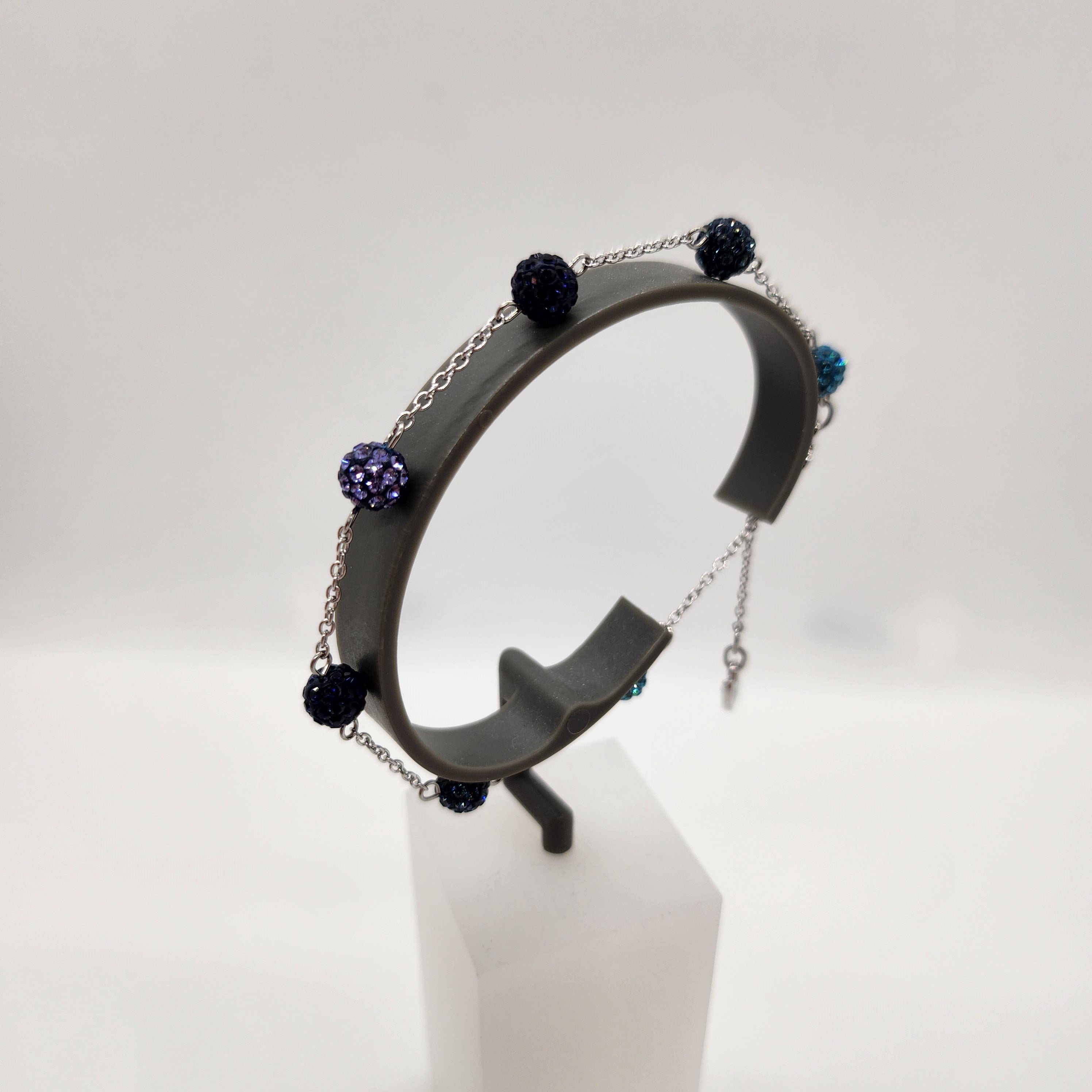 SWAROVSKI Blow Kugel Armband Blau Größe M
