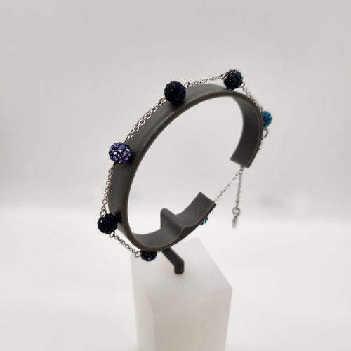 SWAROVSKI Blow Kugel Armband Blau Größe M