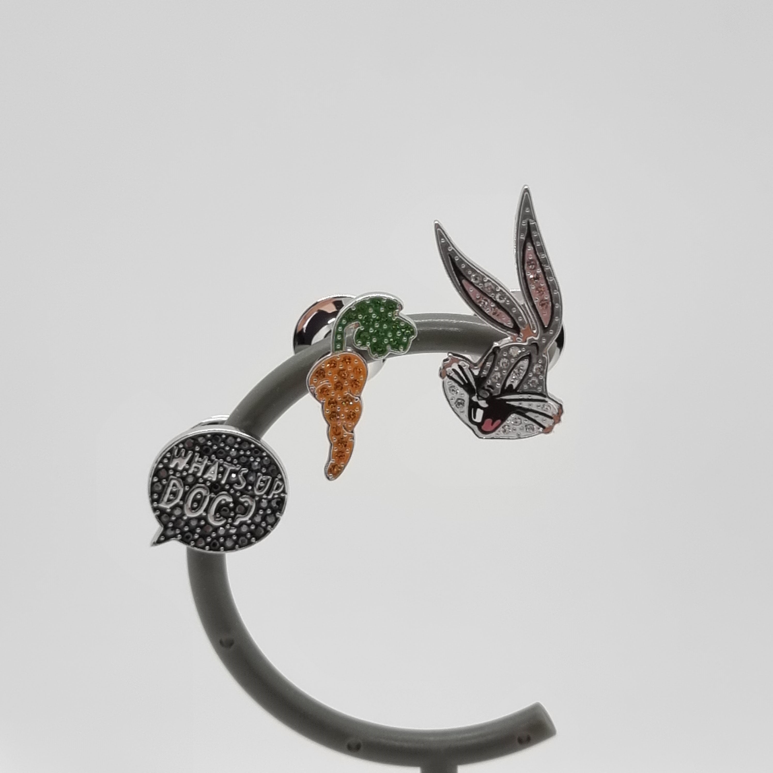 SWAROVSKI LOONEY TUNES Bugs Bunny Tie Pin Set 3 Stück