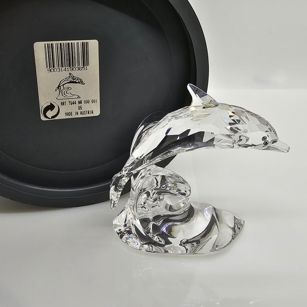 SWAROVSKI Delfin auf Welle