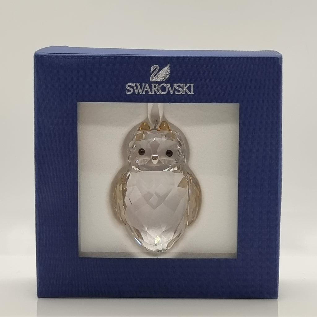 SWAROVSKI Eulen Winter Ornament Golden Shadow 5135848