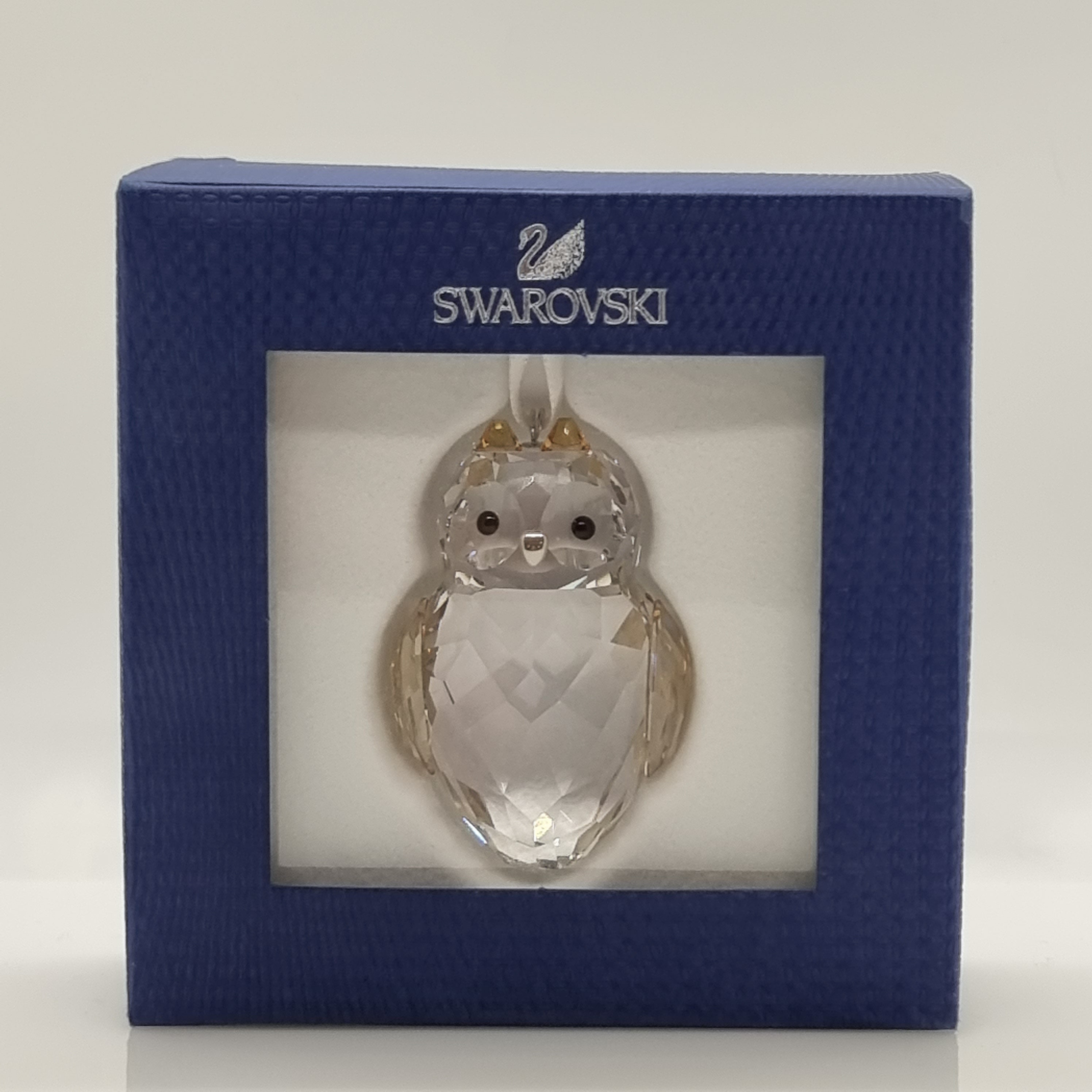 SWAROVSKI Eulen Winter Ornament Golden Shadow 5135848
