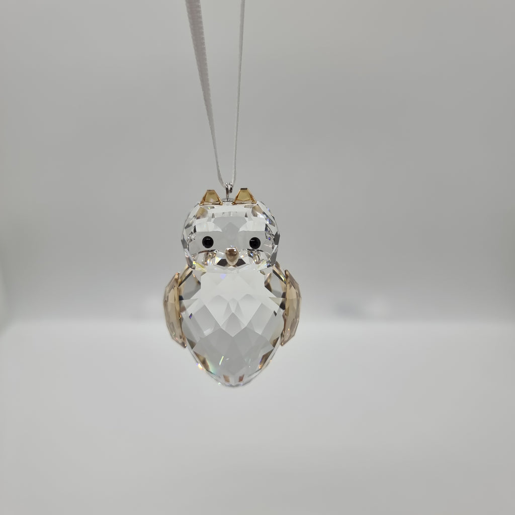 SWAROVSKI Eulen Winter Ornament Golden Shadow 5135848