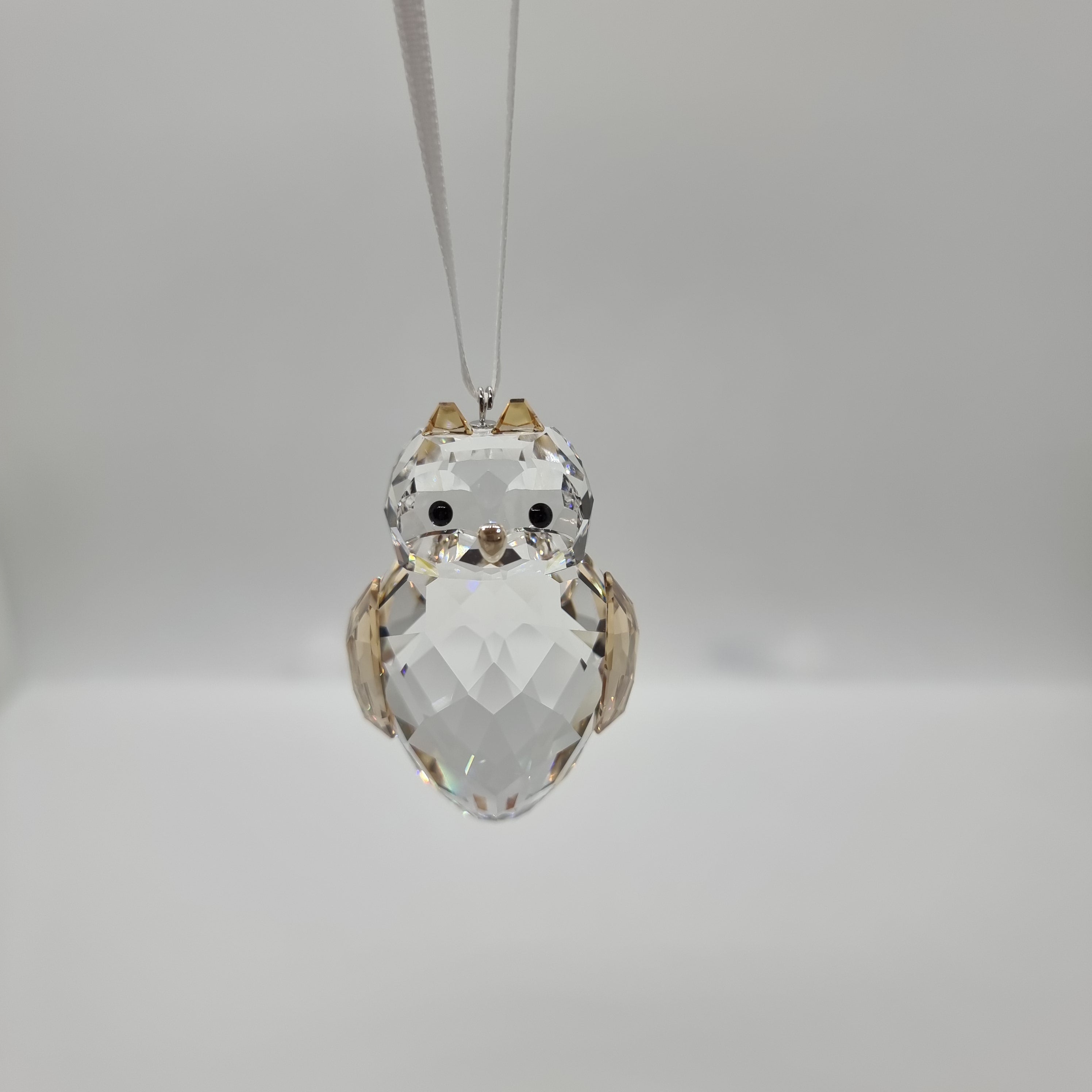 SWAROVSKI Eulen Winter Ornament Golden Shadow 5135848