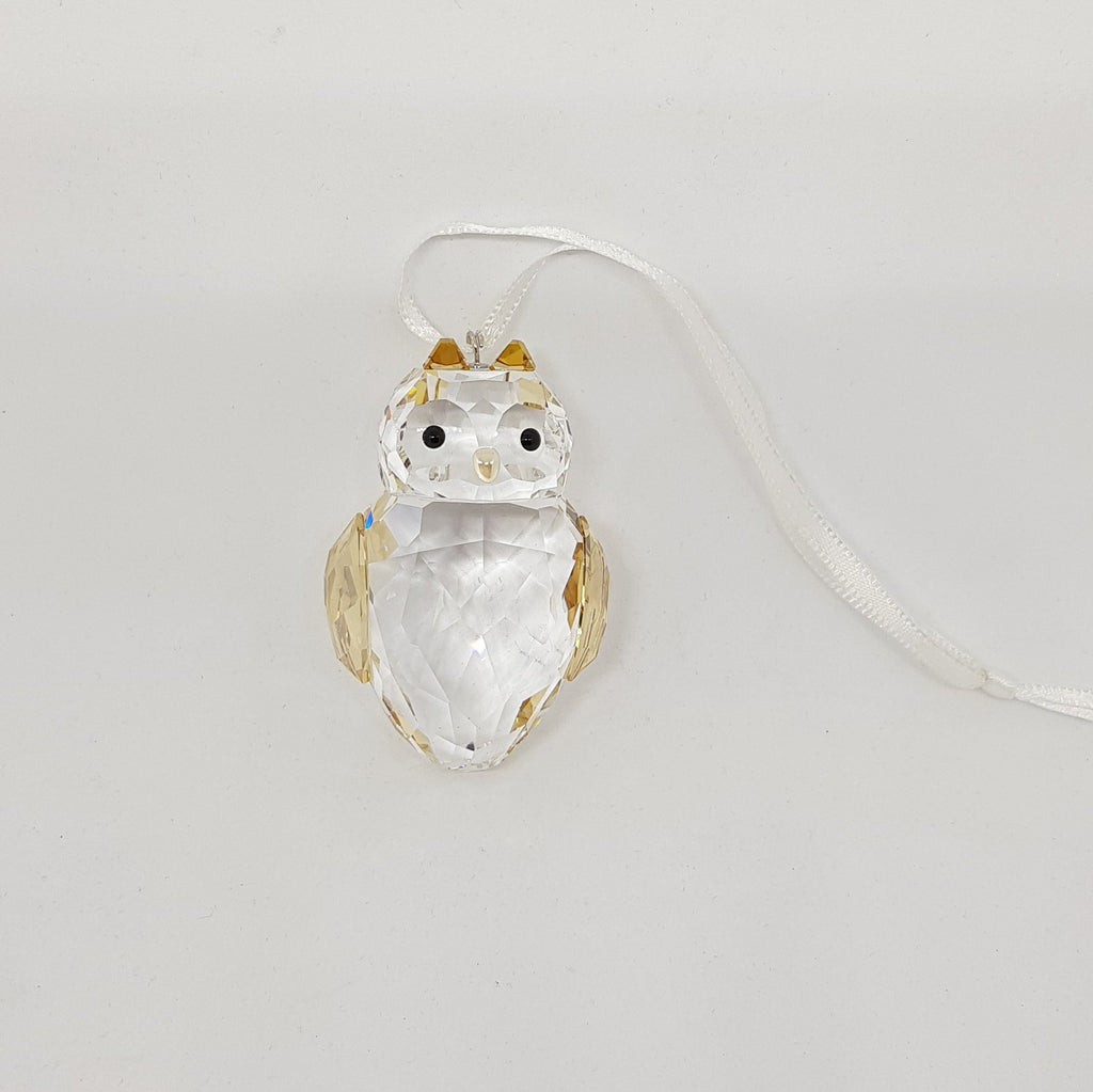 SWAROVSKI Eulen Winter Ornament Golden Shadow 5135848