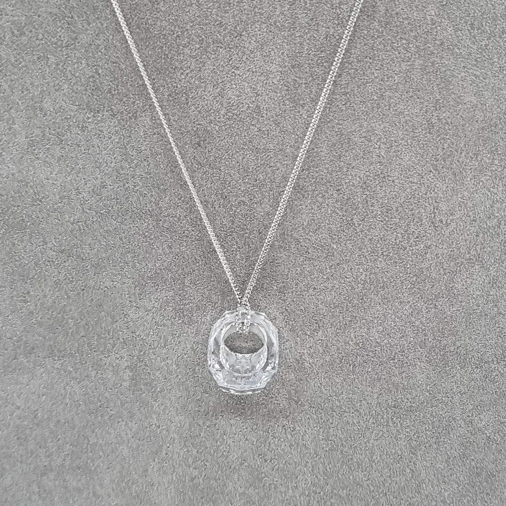 SWAROVSKI Nirvana Ring Halskette Kristall, Rhodiniert 1182710