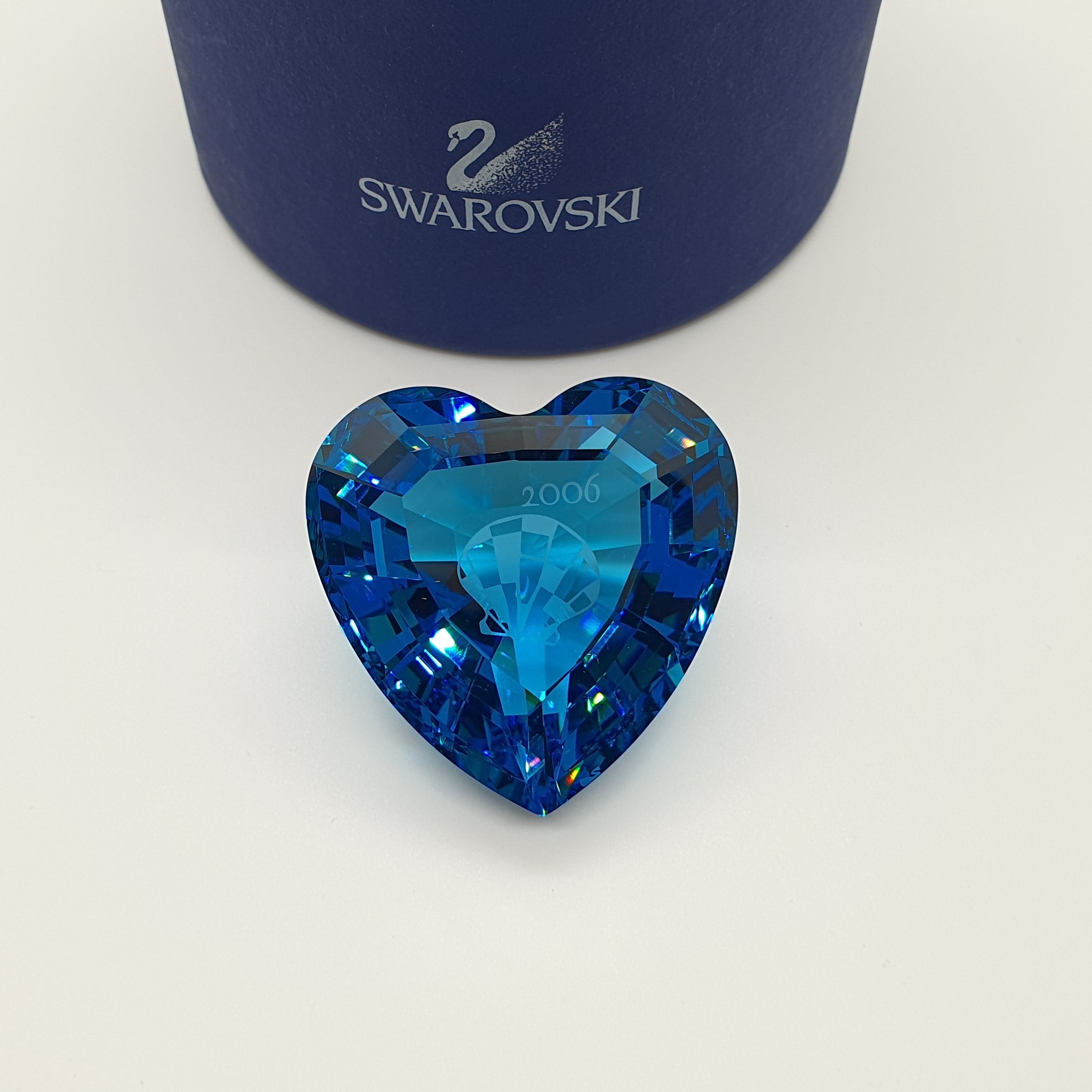 SWAROVSKI SCS Jahresfigur 2006 Eternity Event Herz Blau 844184
