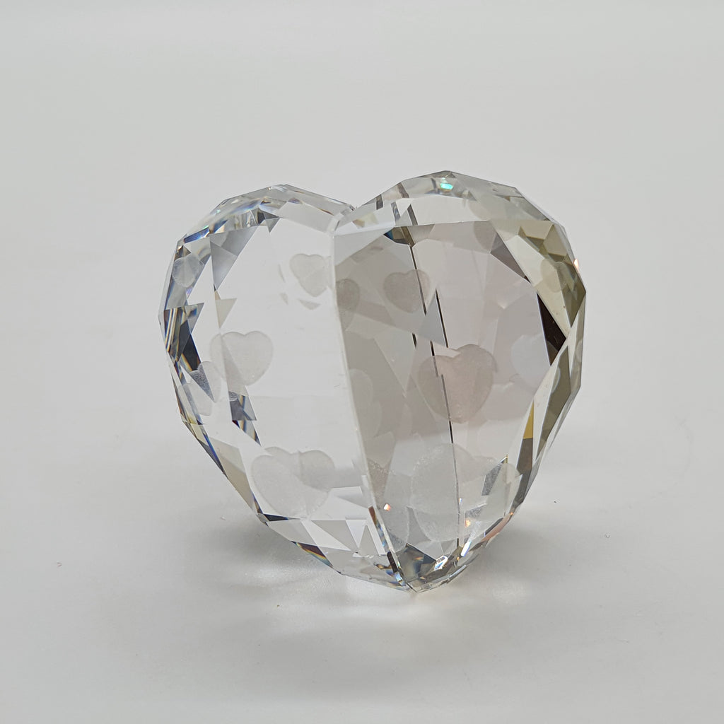 SWAROVSKI Herz Love Heart Silver Shade mittel 1096729