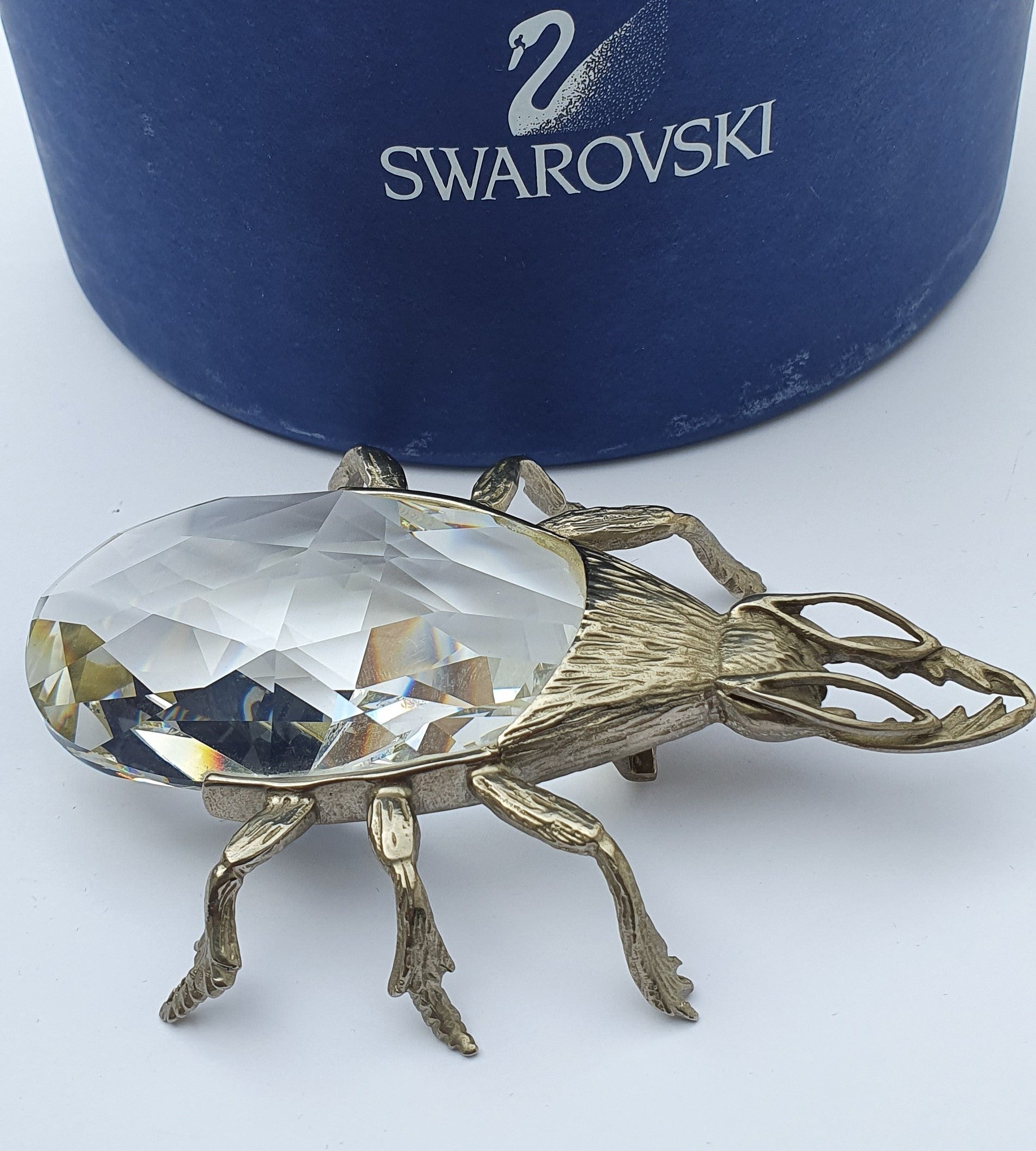 SWAROVSKI Hirschkäfer Flaschenöffner Farbe Rhodium 1978-1983