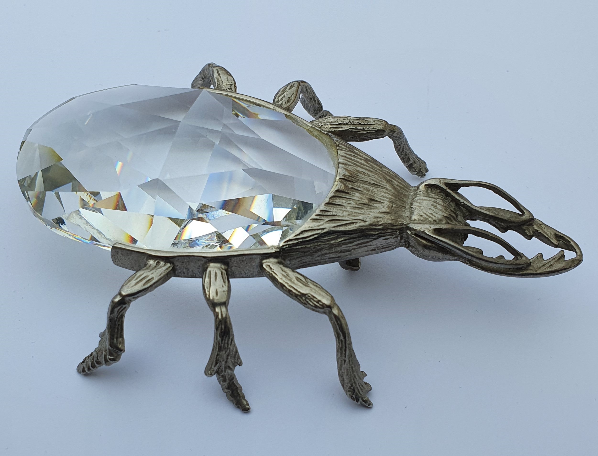 SWAROVSKI Hirschkäfer Flaschenöffner Farbe Rhodium 1978-1983