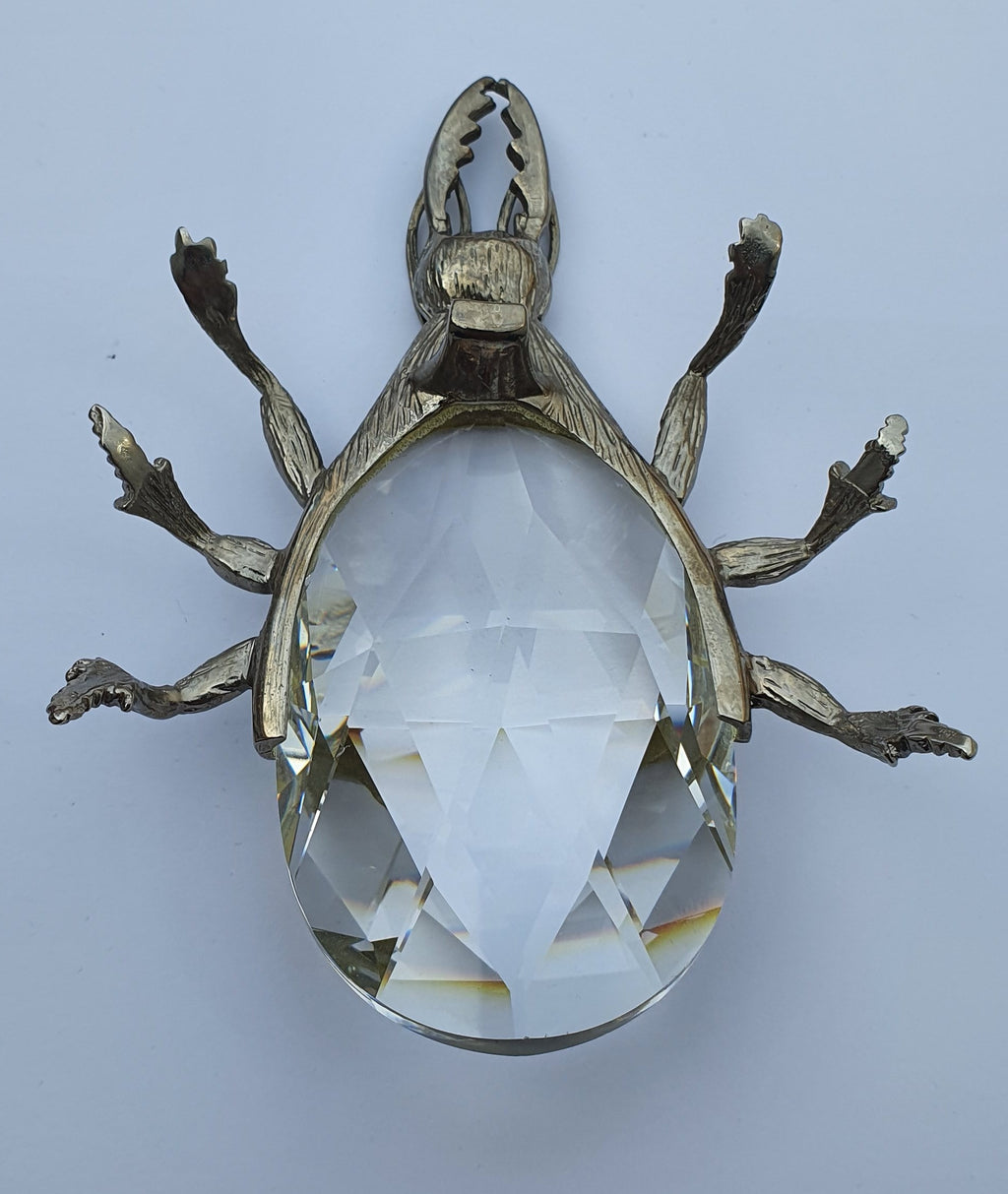 SWAROVSKI Hirschkäfer Flaschenöffner Farbe Rhodium 1978-1983