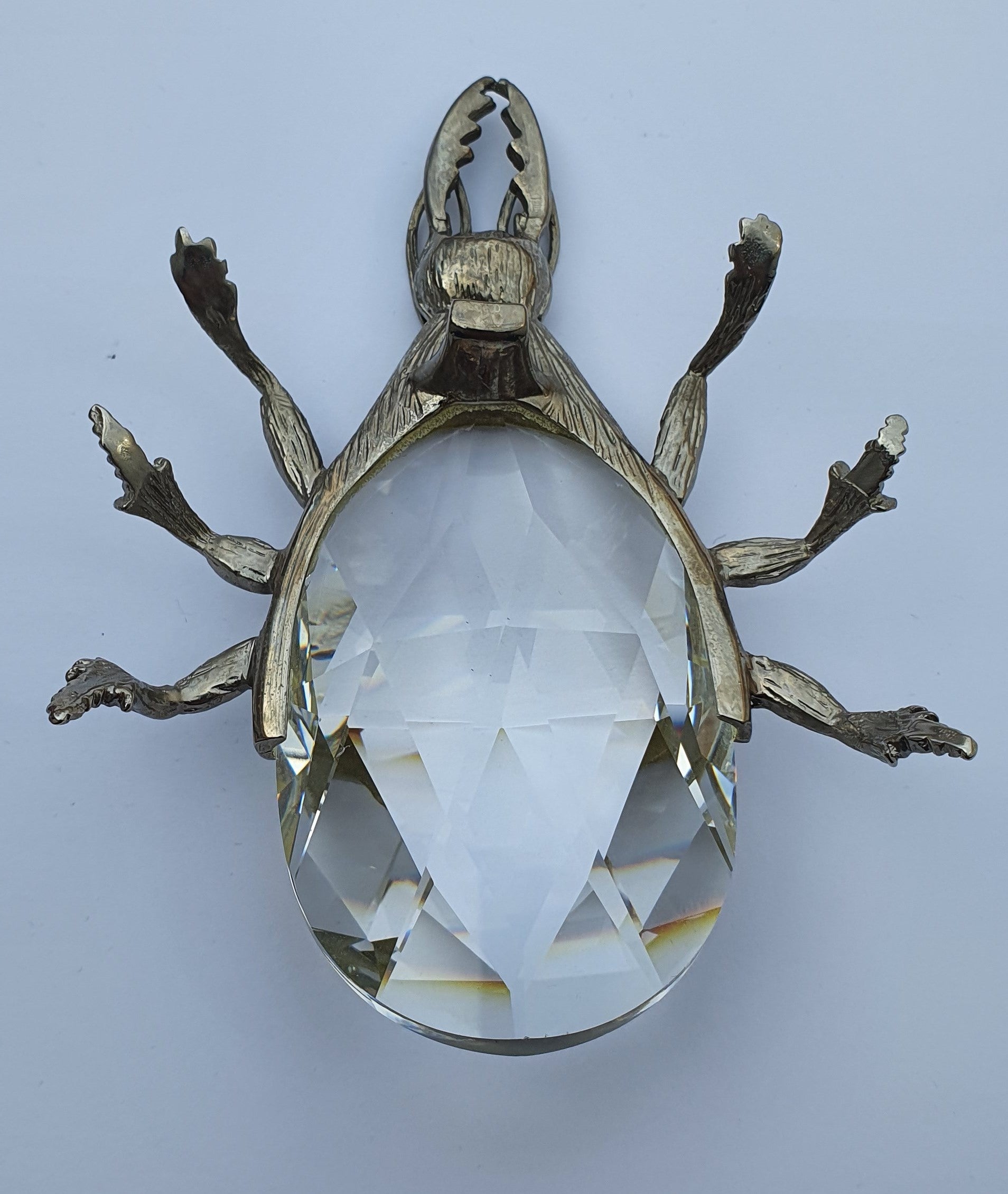 SWAROVSKI Hirschkäfer Flaschenöffner Farbe Rhodium 1978-1983