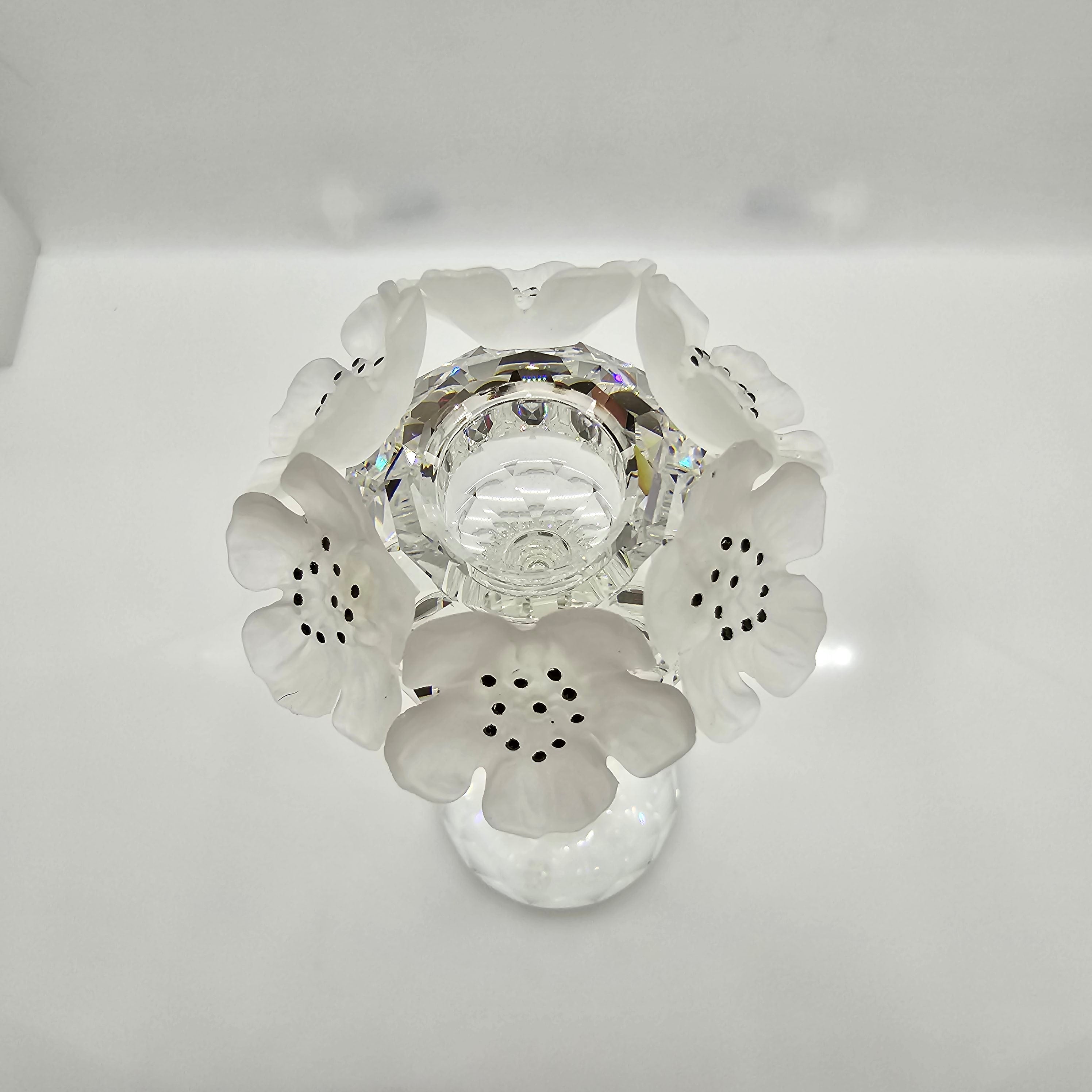 SWAROVSKI Kerzenständer Blüte 137 010043