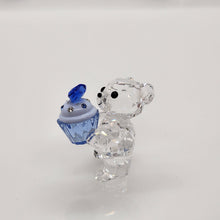 Lade das Bild in den Galerie-Viewer, SWAROVSKI Kris Bär Cupcake Blau Junge 5051769
