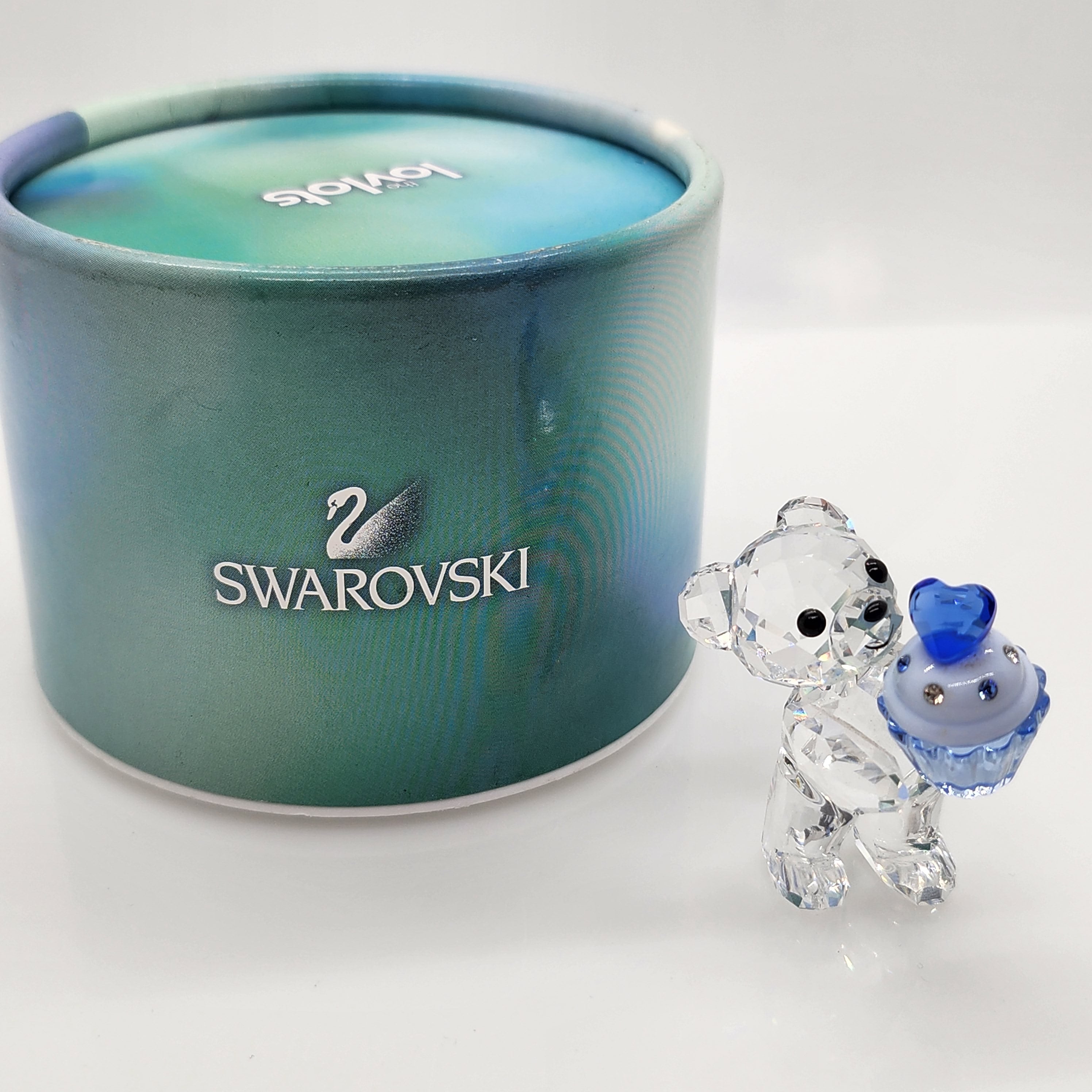 SWAROVSKI Kris Bär Cupcake Blau Junge 5051769