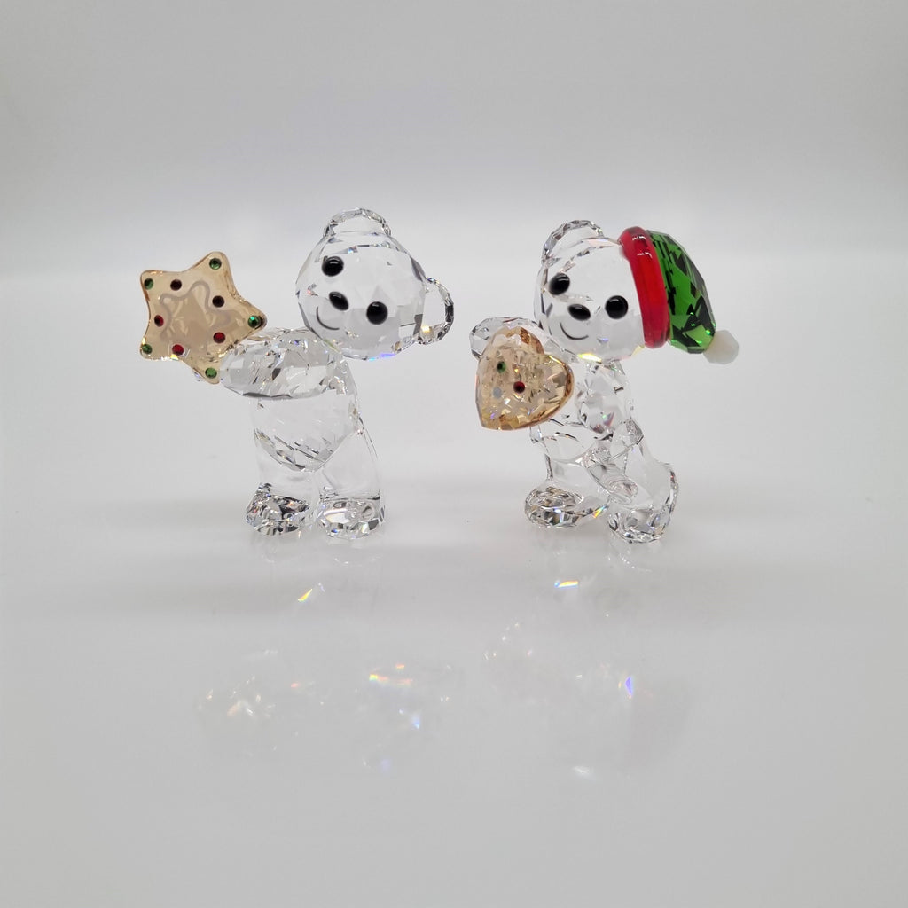 SWAROVSKI Kris Bär Weihnachten 2022 mit Lebkuchen Herz und Stern 5627747